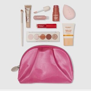 Ulta Beauty Blush and Essentials Set with Pink Bag